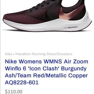 Brand New Nike Zoom winflo size 6.5